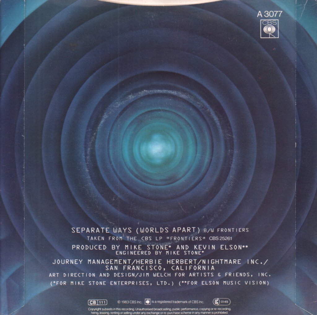 Journey - Separate Ways (Worlds Apart) - 7 Inch