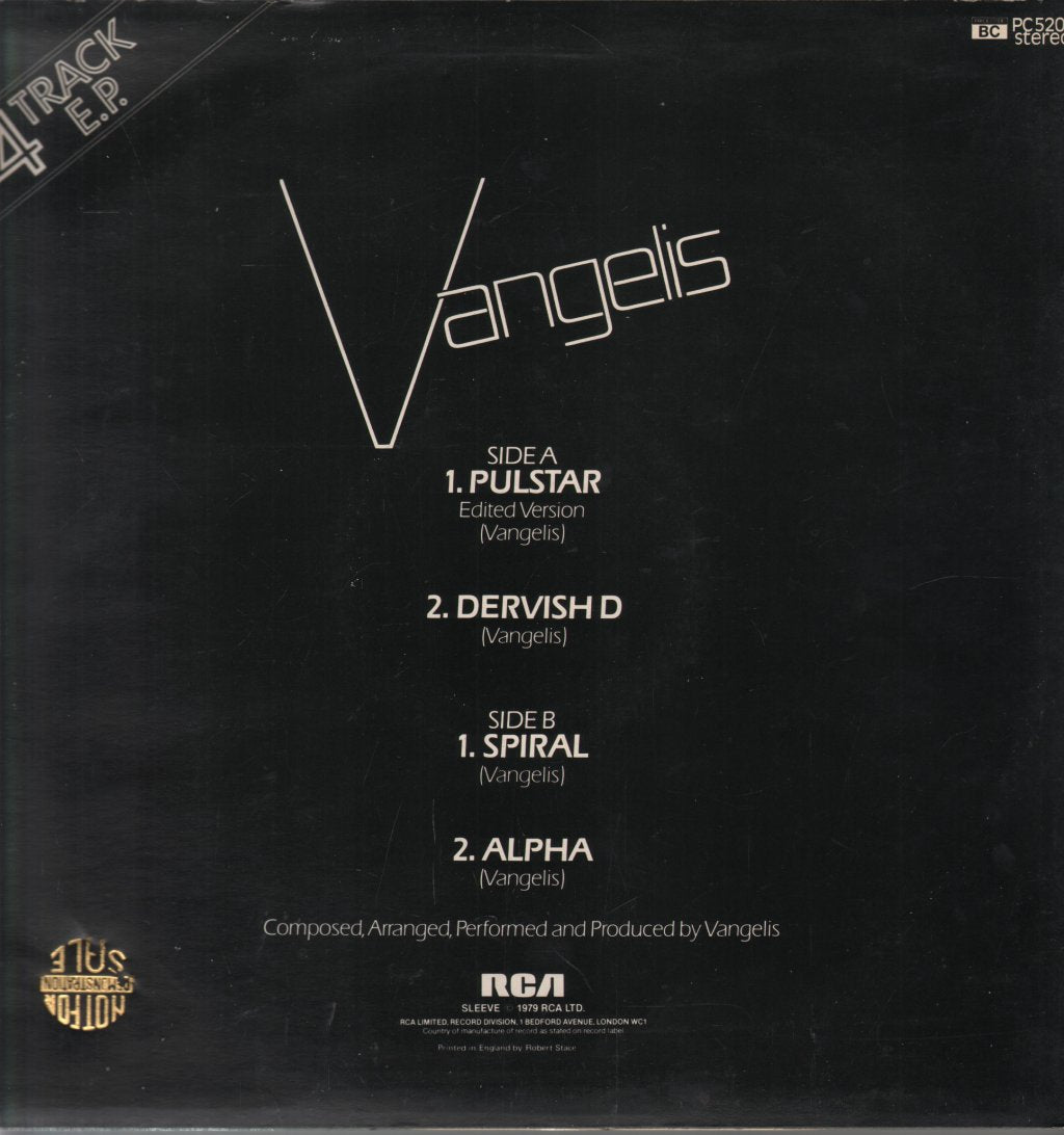 Vangelis - Pulstar - 12 Inch