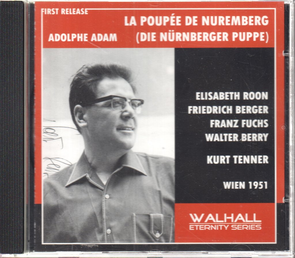 Das Grosse Wiener Rundfunkorchester, Kurt Tenner - Adam - La Poupée de Nuremberg - Cd