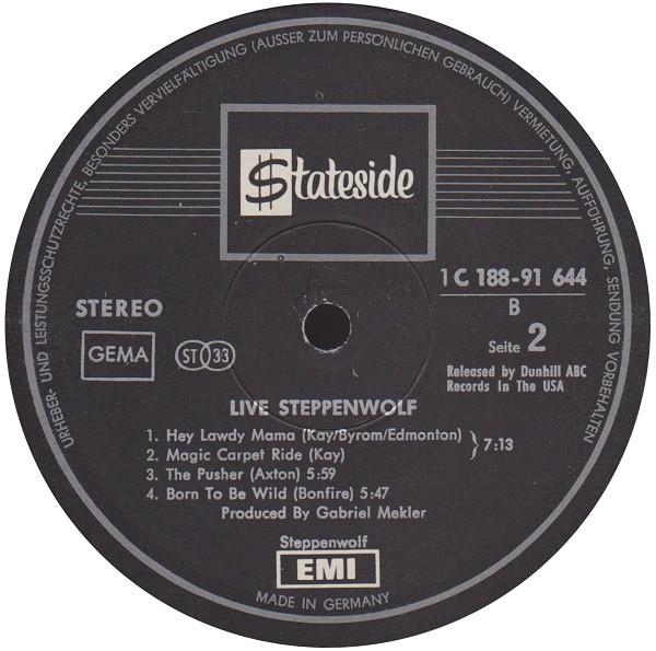 Steppenwolf - Live - Double Lp