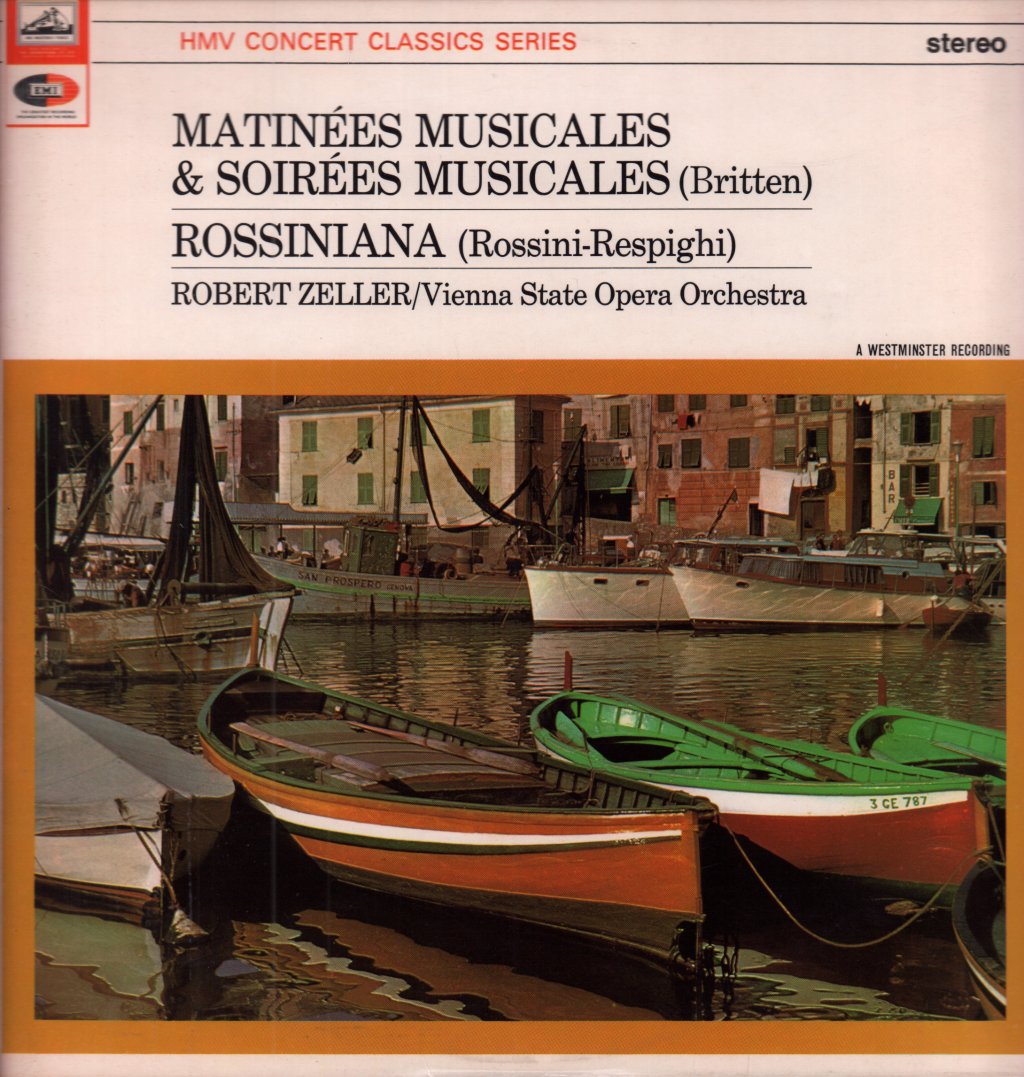 Robert Zeller / Vienna State Opera Orchestra - Britten Matinees & Soirees Musicales - Lp