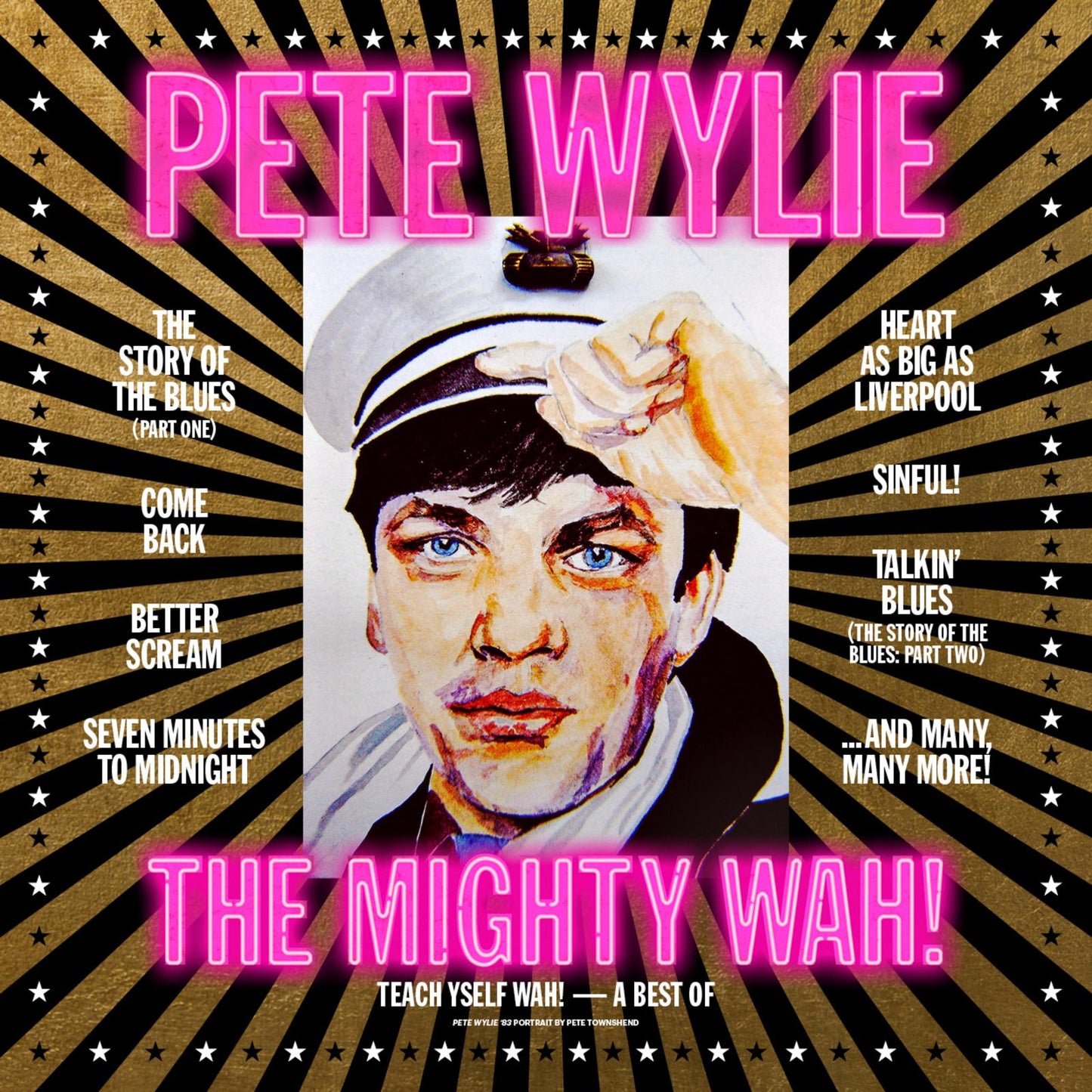 Pete Wylie and the Mighty Wah! - Teach Yself Wah! - A Best of Pete Wylie & the Mighty Wah! - Lp