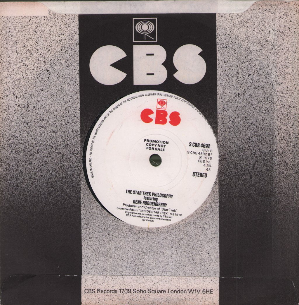 Gene Roddenberry - Star Trek Theme - 7 Inch