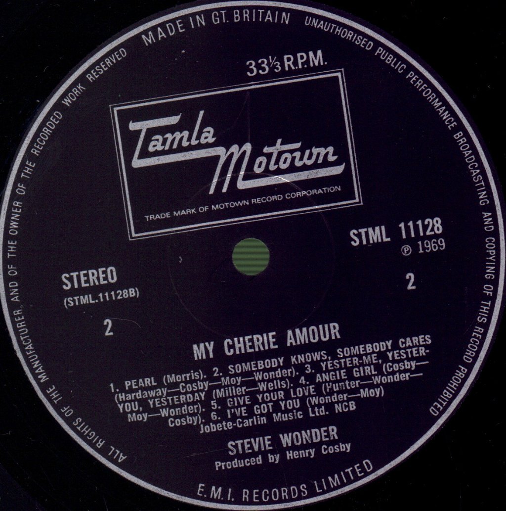 Stevie Wonder - My Cherie Amour - Lp