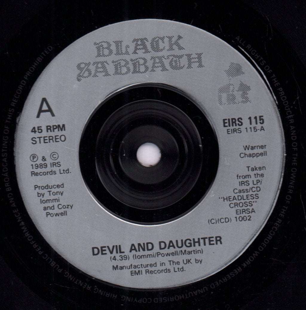 Black Sabbath - Devil And Daughter - 7 Inch