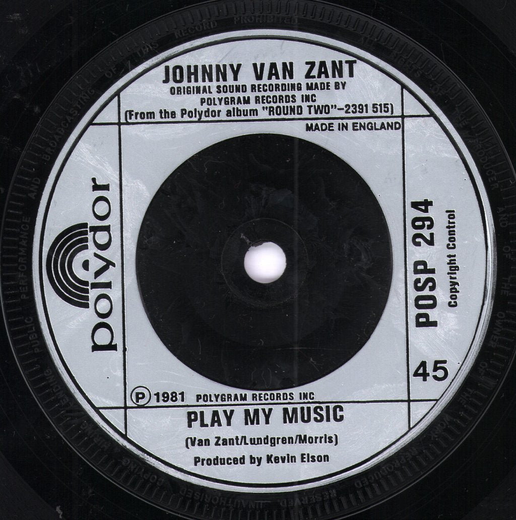 Johnny Van Zant - Who's Right Or Wrong - 7 Inch