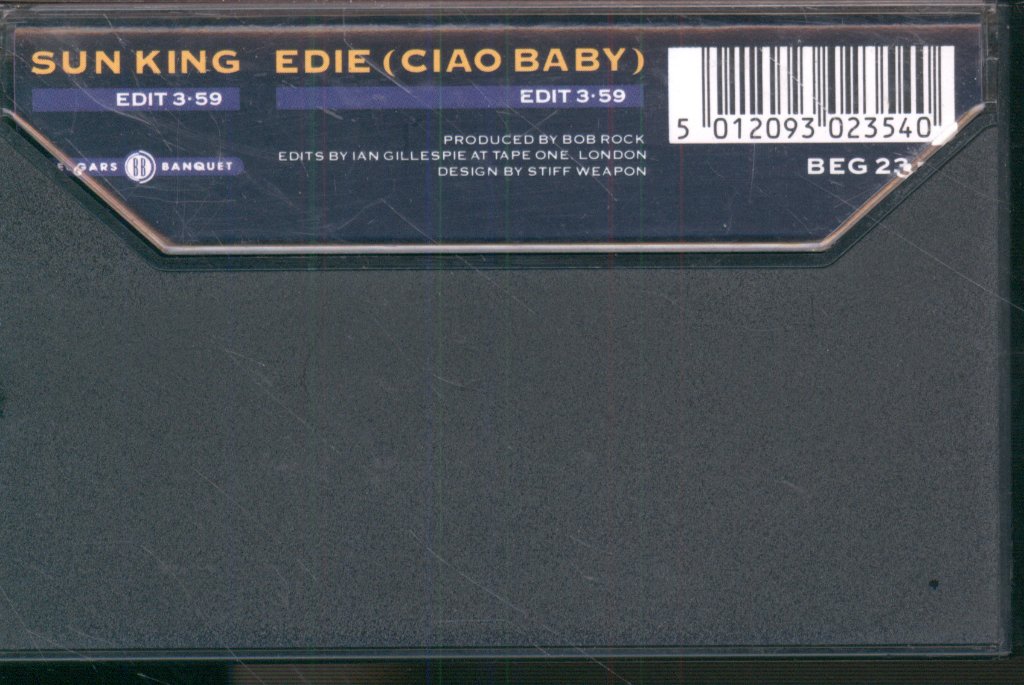 Cult - Sun King / Edie (Ciao Baby) - Cassette