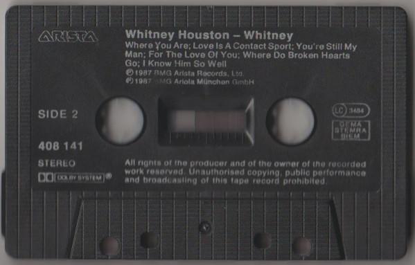 Whitney Houston - Whitney - Cassette