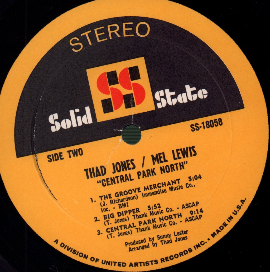 Thad Jones / Mel Lewis Orchestra - Central Park North - Lp
