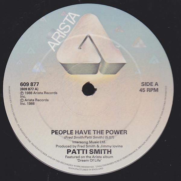 Patti Smith - People Have The Power - 12 Inch