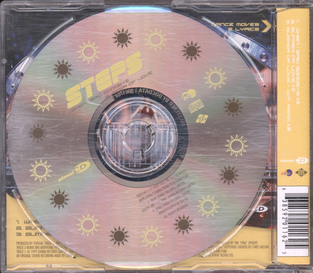 Steps (Pop Group) - When I Said Goodbye - Cd