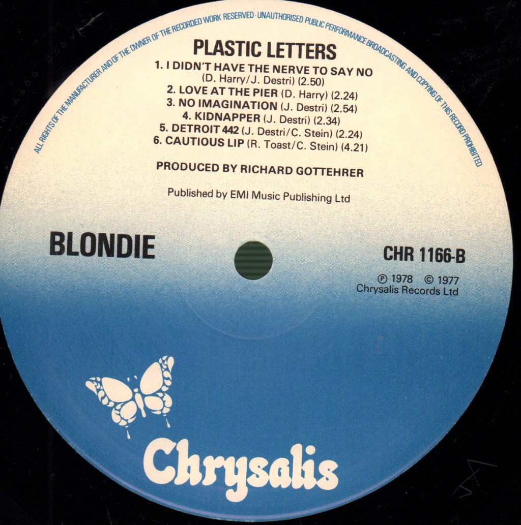 Blondie - Plastic Letters - Lp