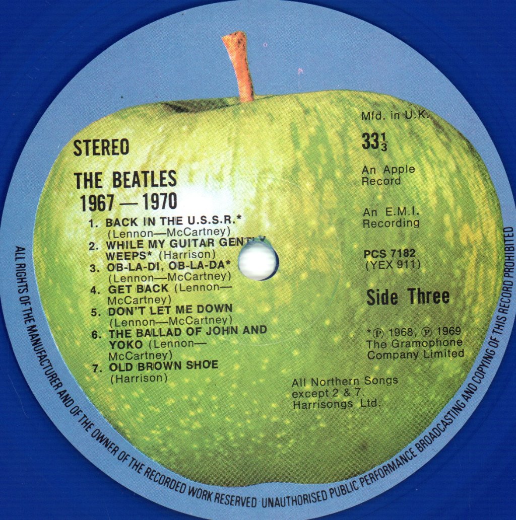 Beatles - 1967-1970 - Double Lp