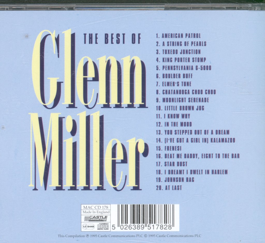 Glenn Miller - Best Of Glenn Miller - Cd