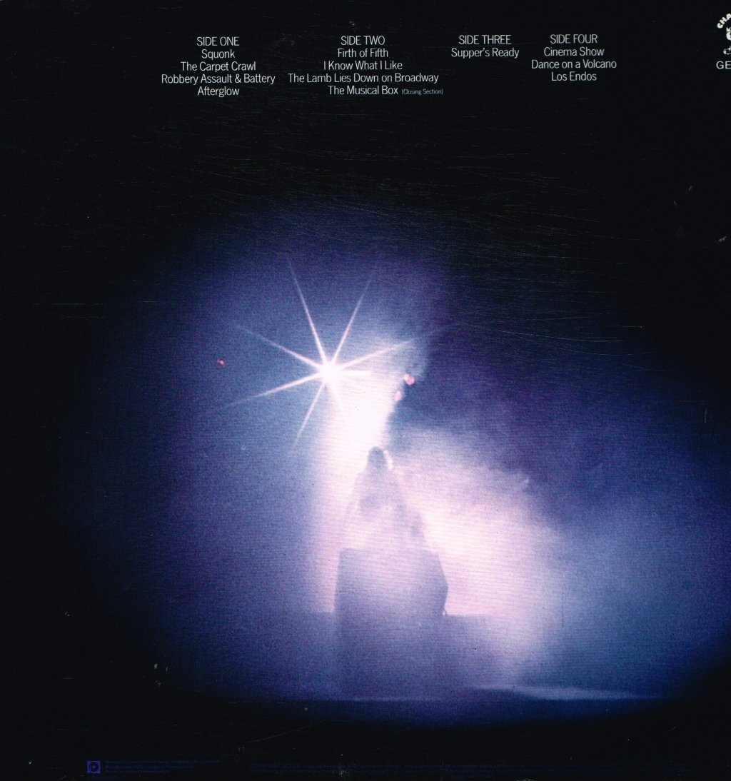 Genesis - Seconds Out - Double Lp