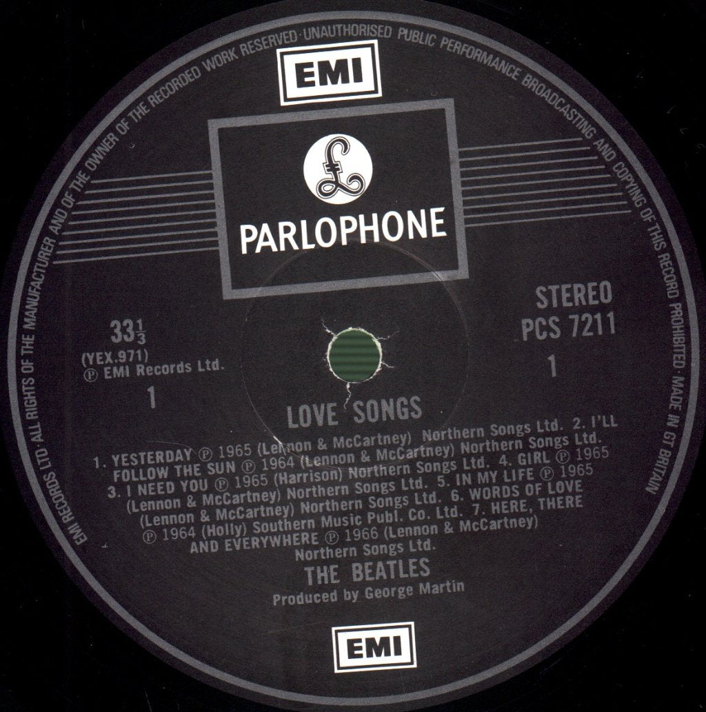 Beatles - Love Songs - Double Lp