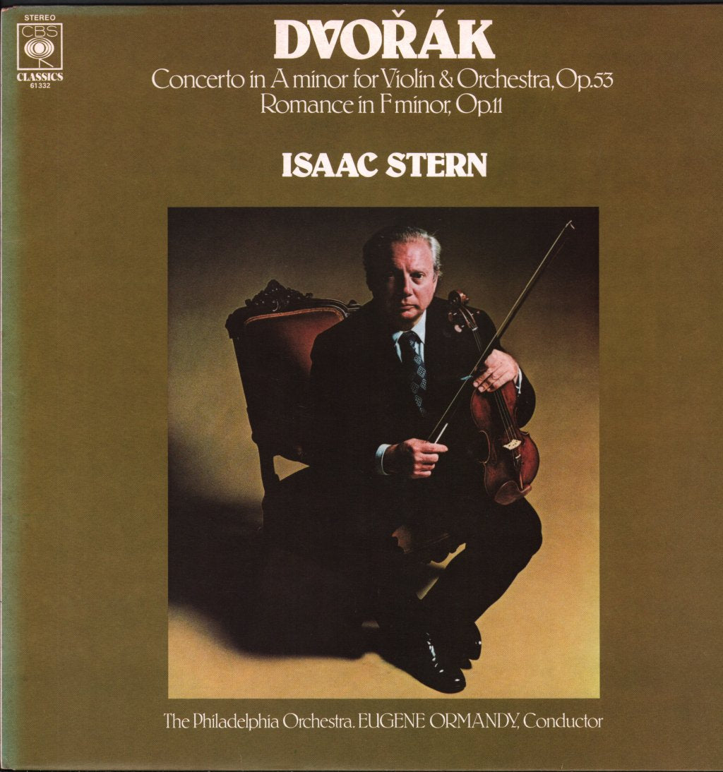 Isaac Stern / Eugene Ormandy / Philadelphia Orchestra - Dvorak - Konzert A-Moll Für Violine Und Orchester, Romanze Für Violine Und Orchester - Lp