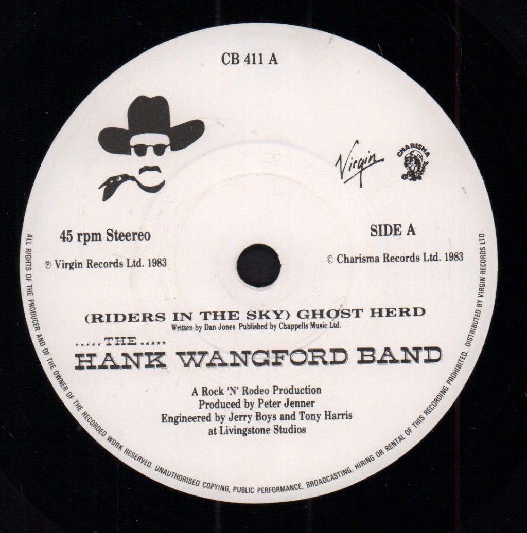 Hank Wangford Band - Ghost Herd - 7 Inch