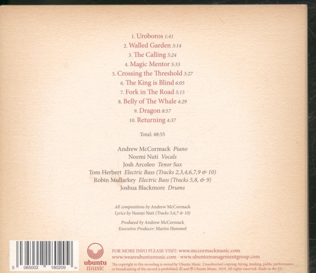 Andrew Mccormack - Graviton: The Calling - Cd
