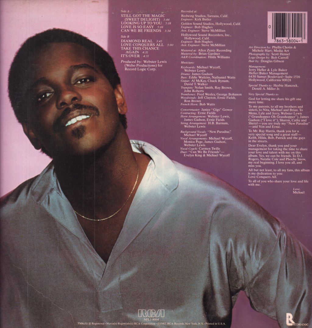 Michael Wycoff - Love Conquers All - Lp