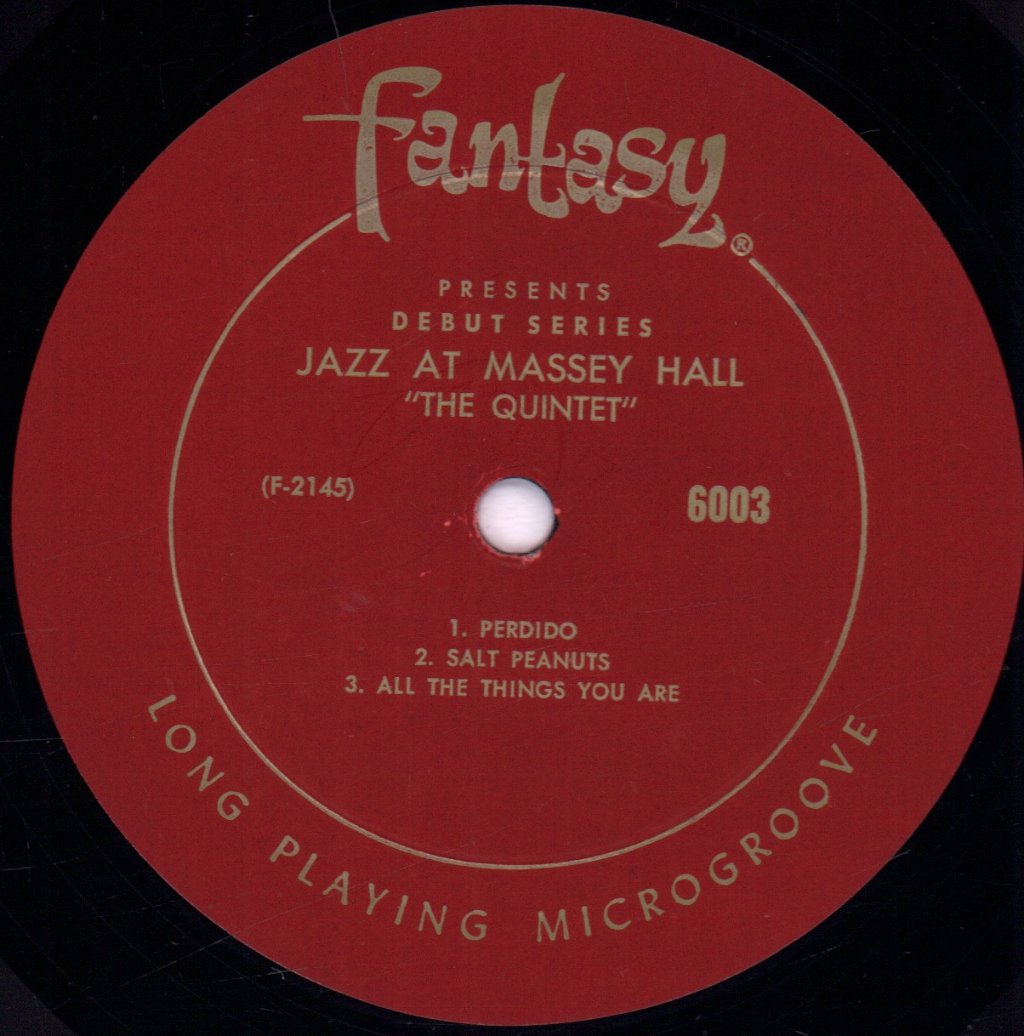 Charlie Chan Dizzy Gillespie Bud Powell Max Roach Charlie Mingus - Jazz At Massey Hall - Lp