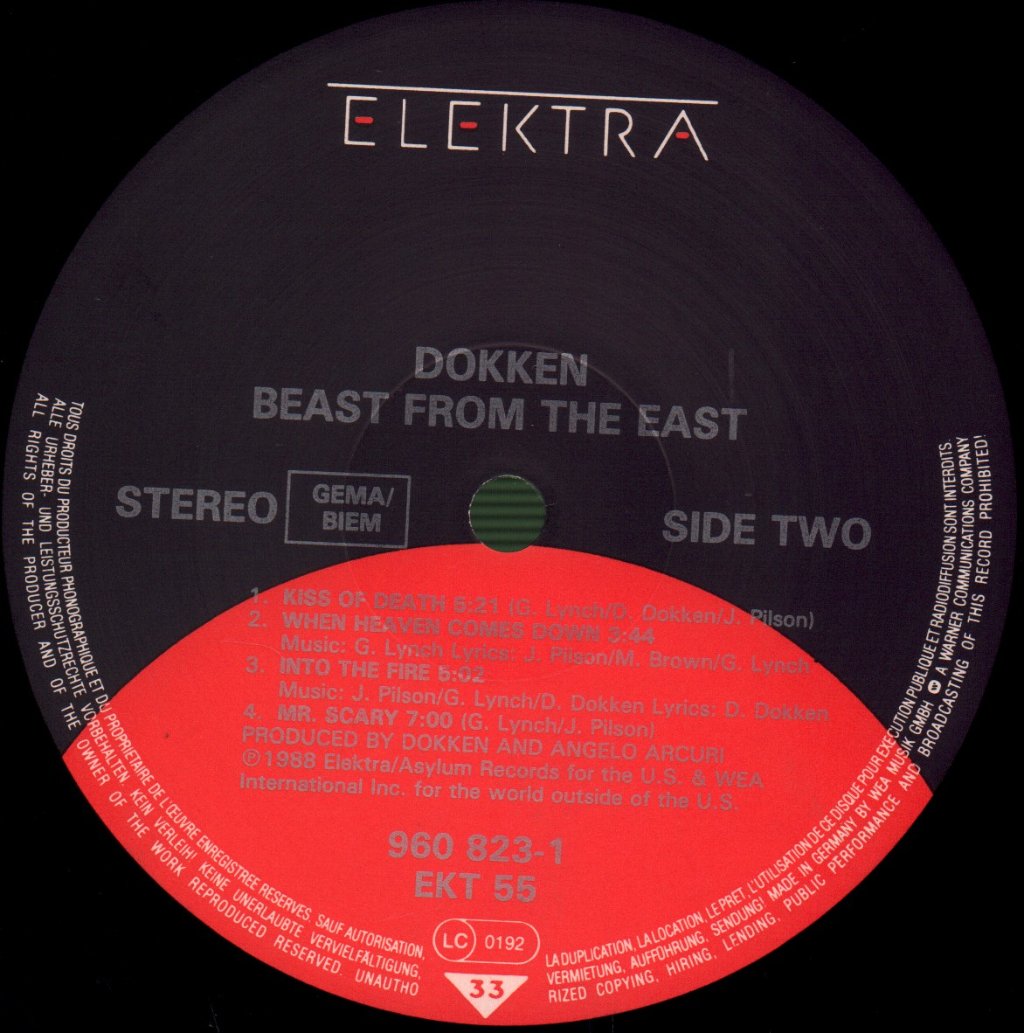 Dokken - Beast From The East - Double Lp