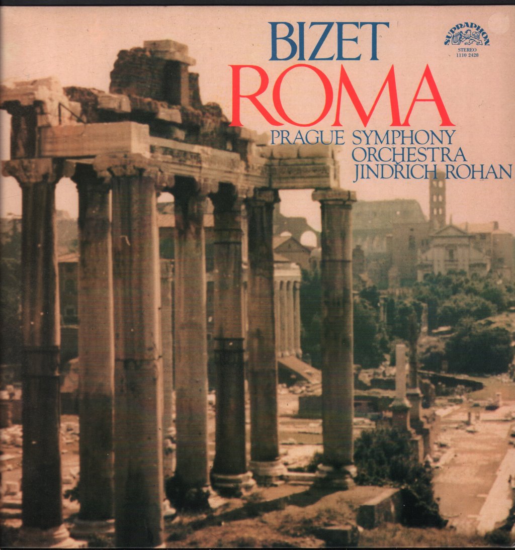 Prague Symphony Orchestra / Jindrich Rohan - Bizet - Roma - Lp