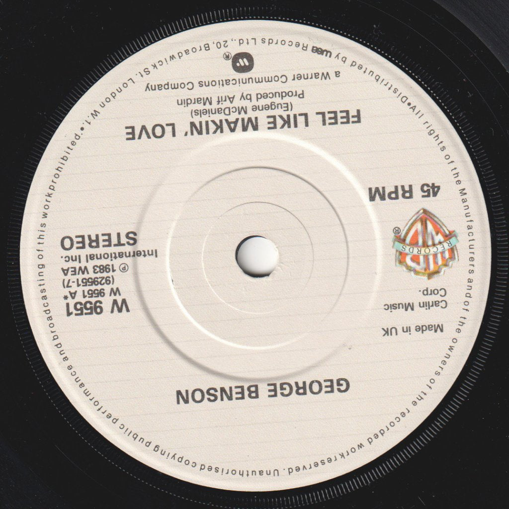 George Benson - Feel Like Making Love - 7 Inch