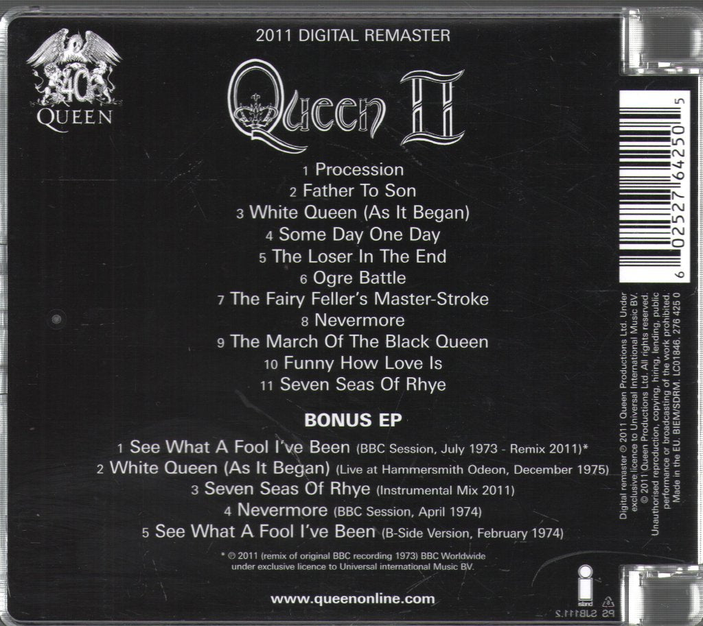Queen - Queen II - Cd