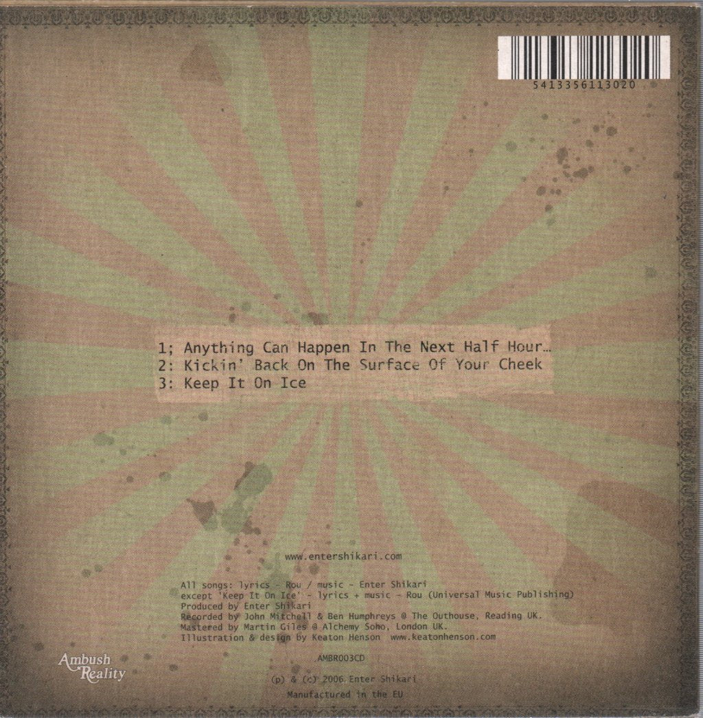 Enter Shikari - Anything Can Happen In The Next Half Hour - Cd