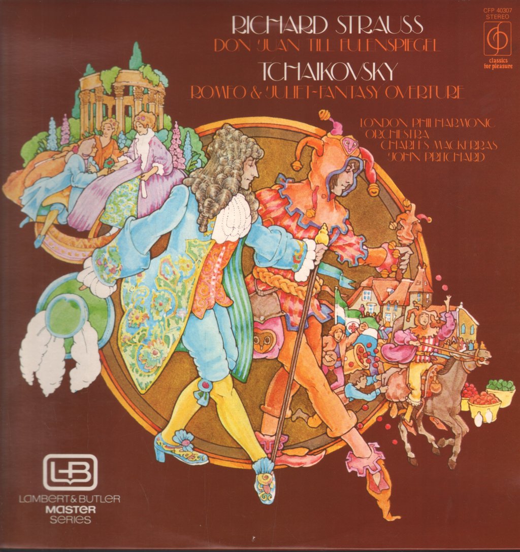 Charles Mackerras / John Pritchard / London Philharmonic Orchestra - Richard Strauss - Don Juan / Till Eulenspiegel / Tchaikovsky - Romeo And Juliet - Fantasy Overture - Lp