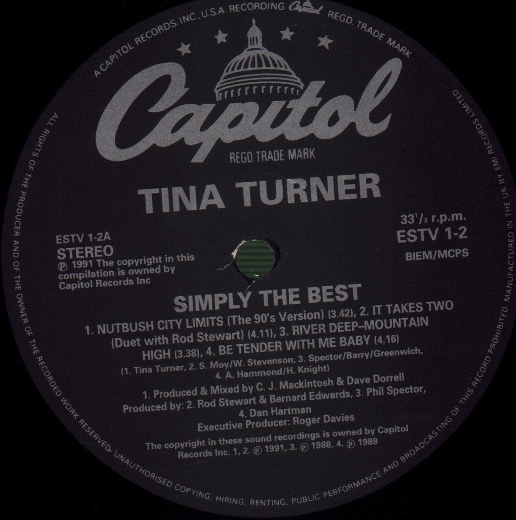 Tina Turner - Simply The Best - Double Lp