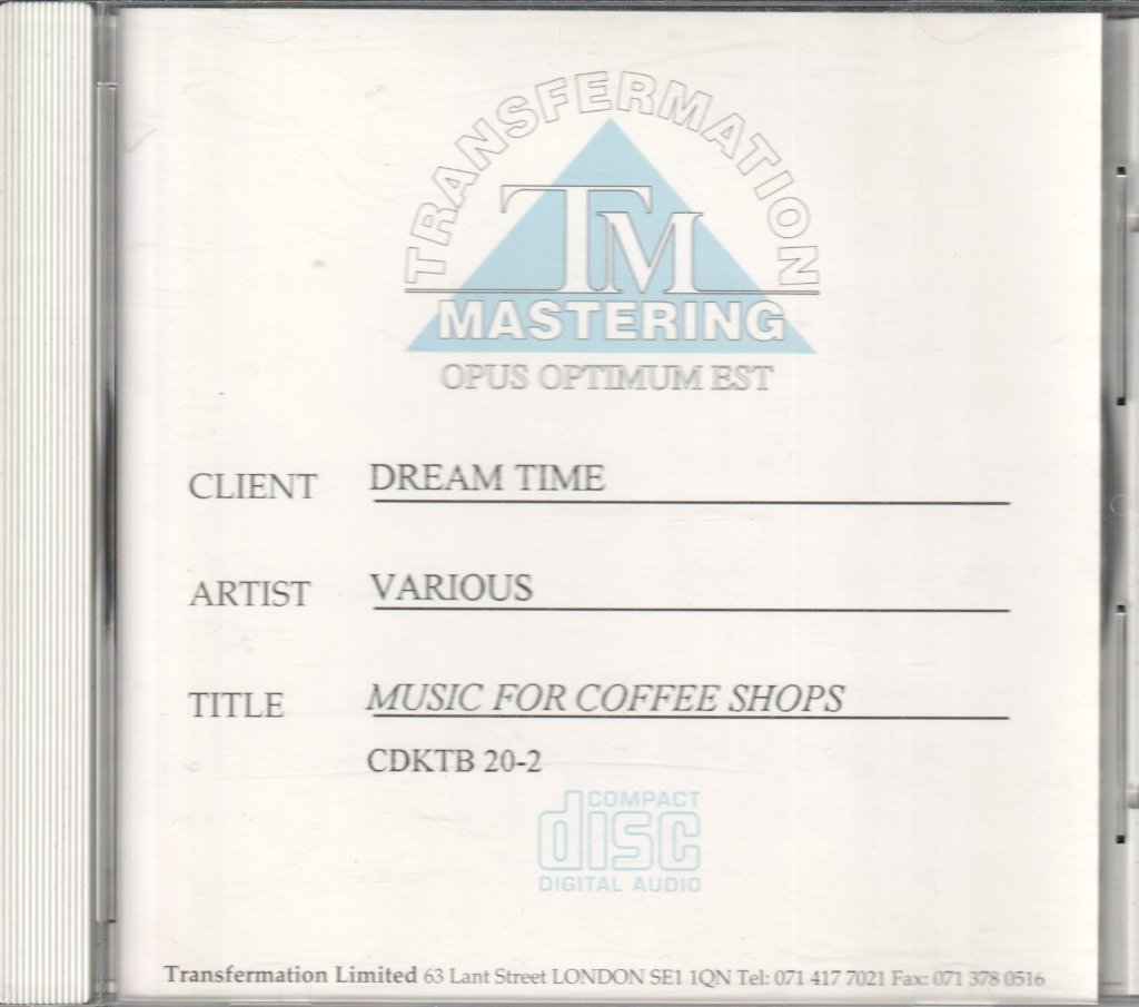 Various Artists - Music For Coffeeshops - Double Cd