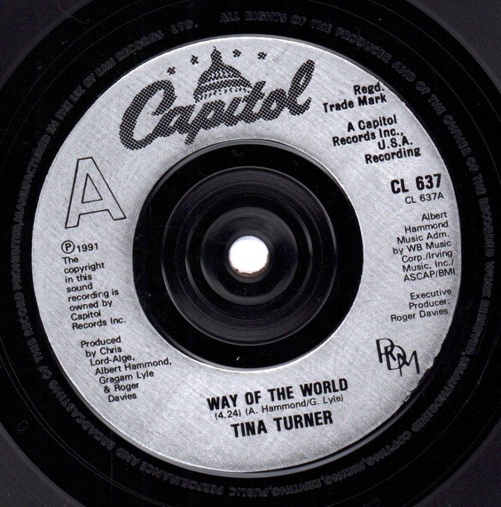 Tina Turner - Way Of The World - 7 Inch