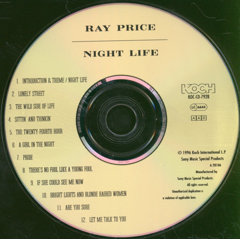 Ray Price - Night Life - Cd