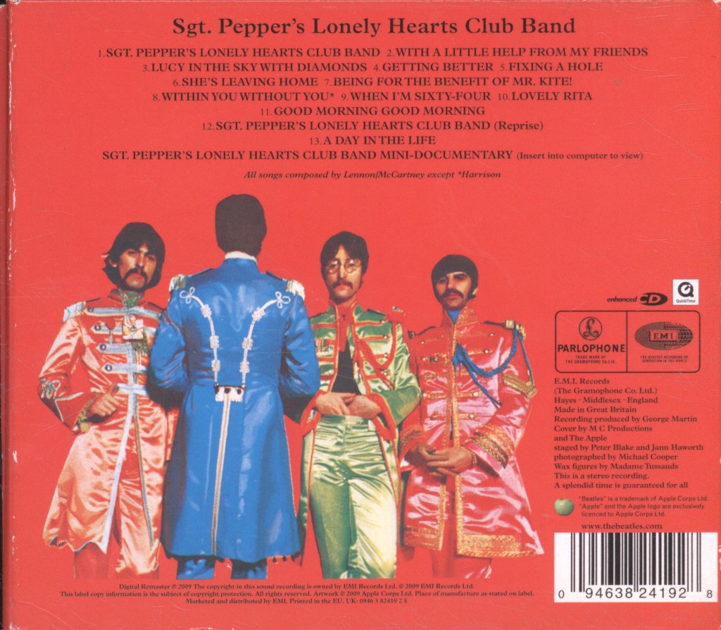 Beatles - Sgt. Pepper's Lonely Hearts Club Band - Cd