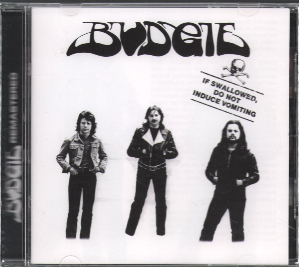 Budgie - If Swallowed, Do Not Induce Vomiting - Cd