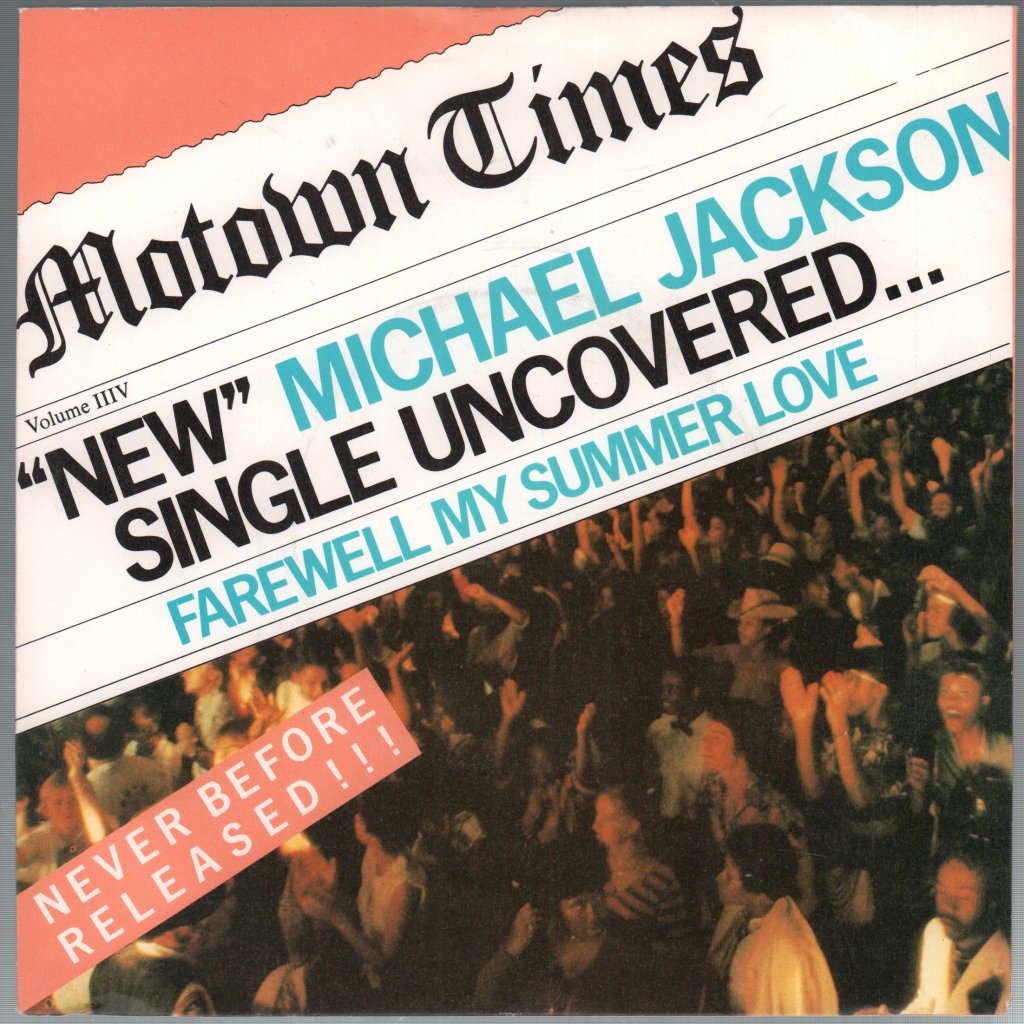 Michael Jackson - Farewell My Summer Love - 7 Inch