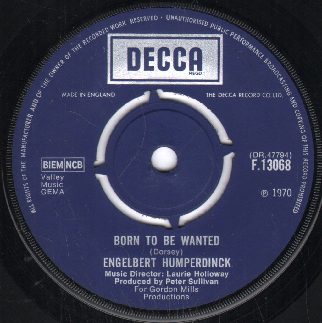 Engelbert Humperdinck - Sweetheart - 7 Inch