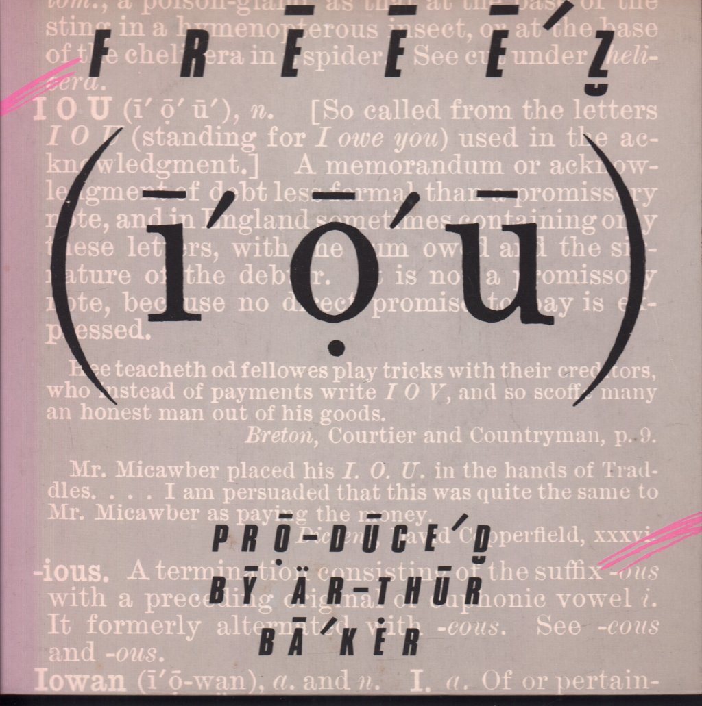 Freeez - Iou - 7 Inch