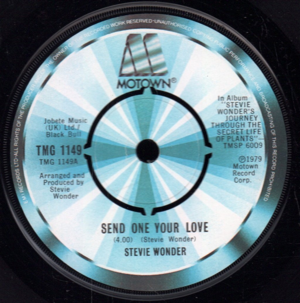 Stevie Wonder - Send One Your Love - 7 Inch