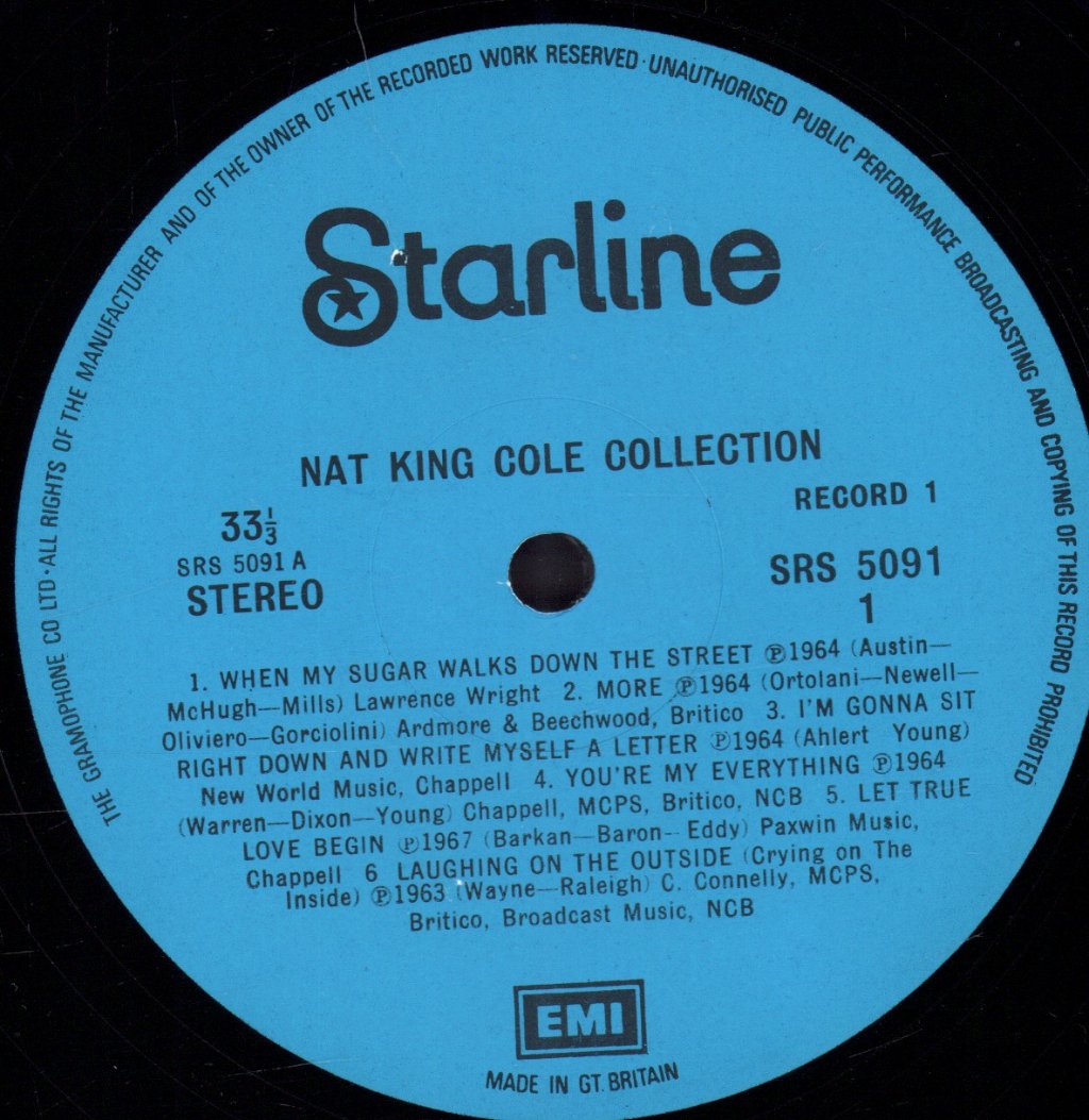 Nat King Cole - Collection - Triple Lp