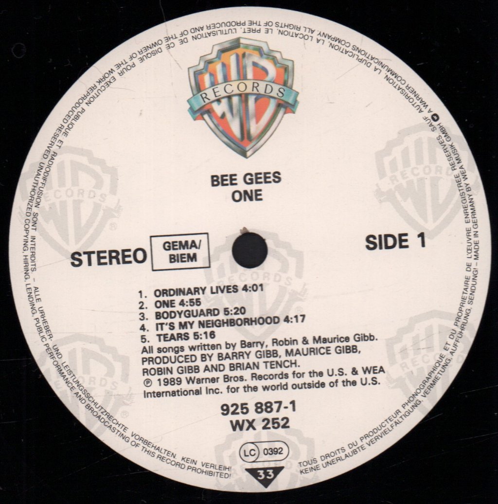 Bee Gees - One - Lp
