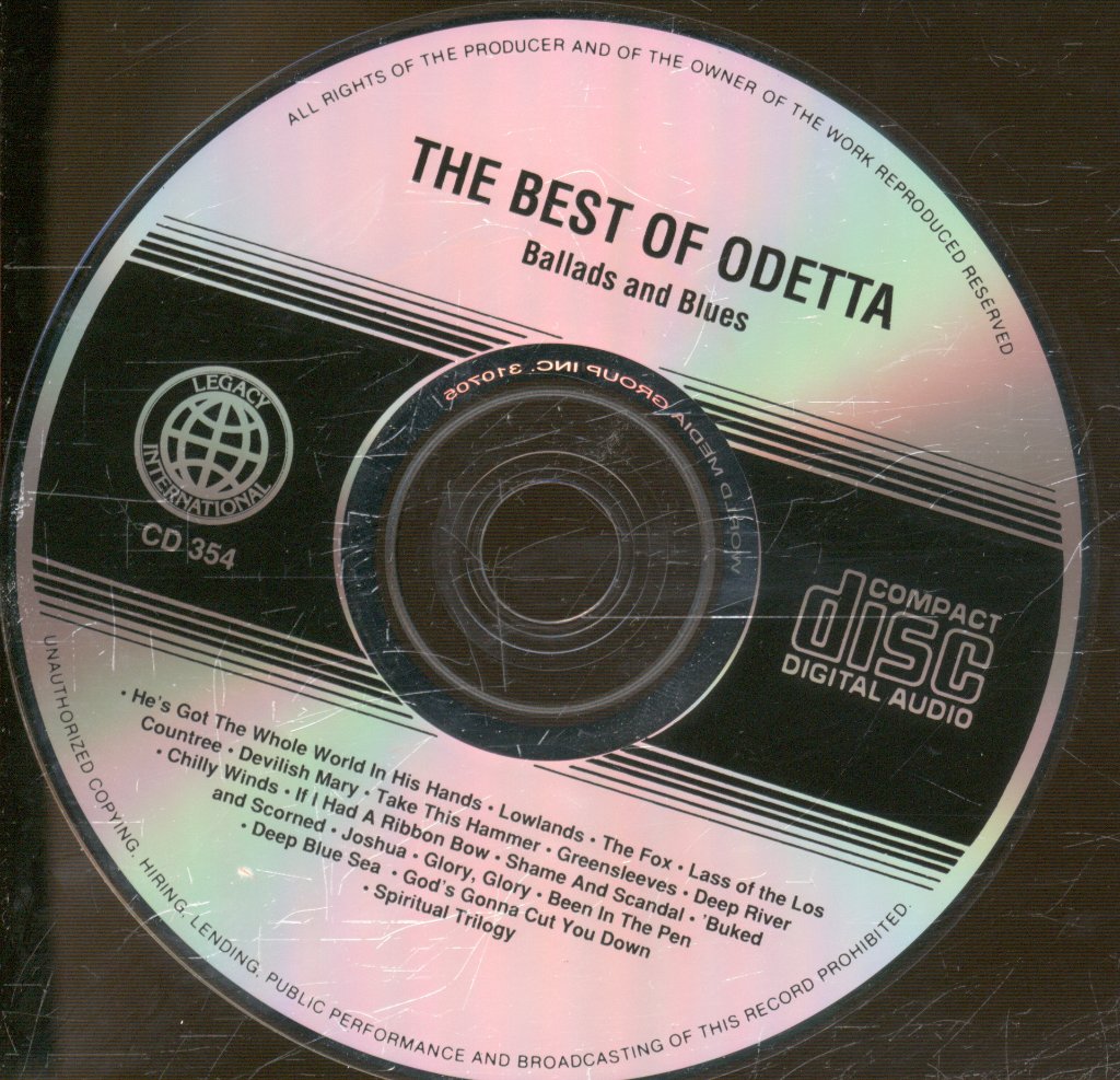 Odetta - Best Of Odetta: Ballads And Blues - Cd