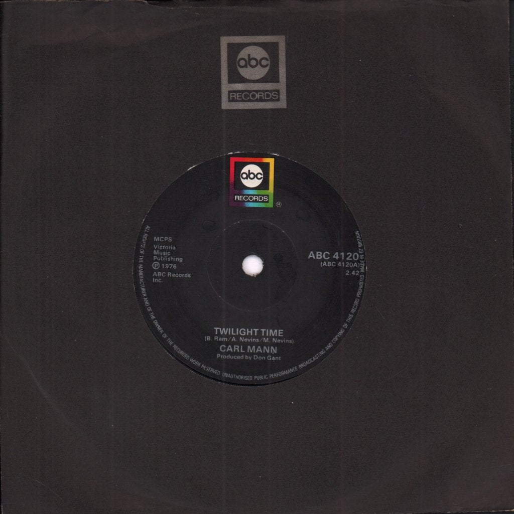 Carl Mann - Twilight Time - 7 Inch