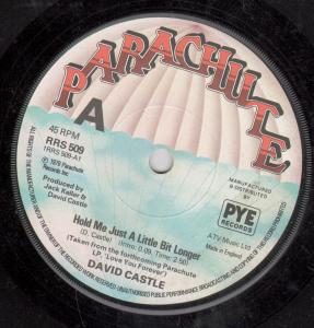 David Castle - Hold Me Just A Little Bit Longer - 7 Inch