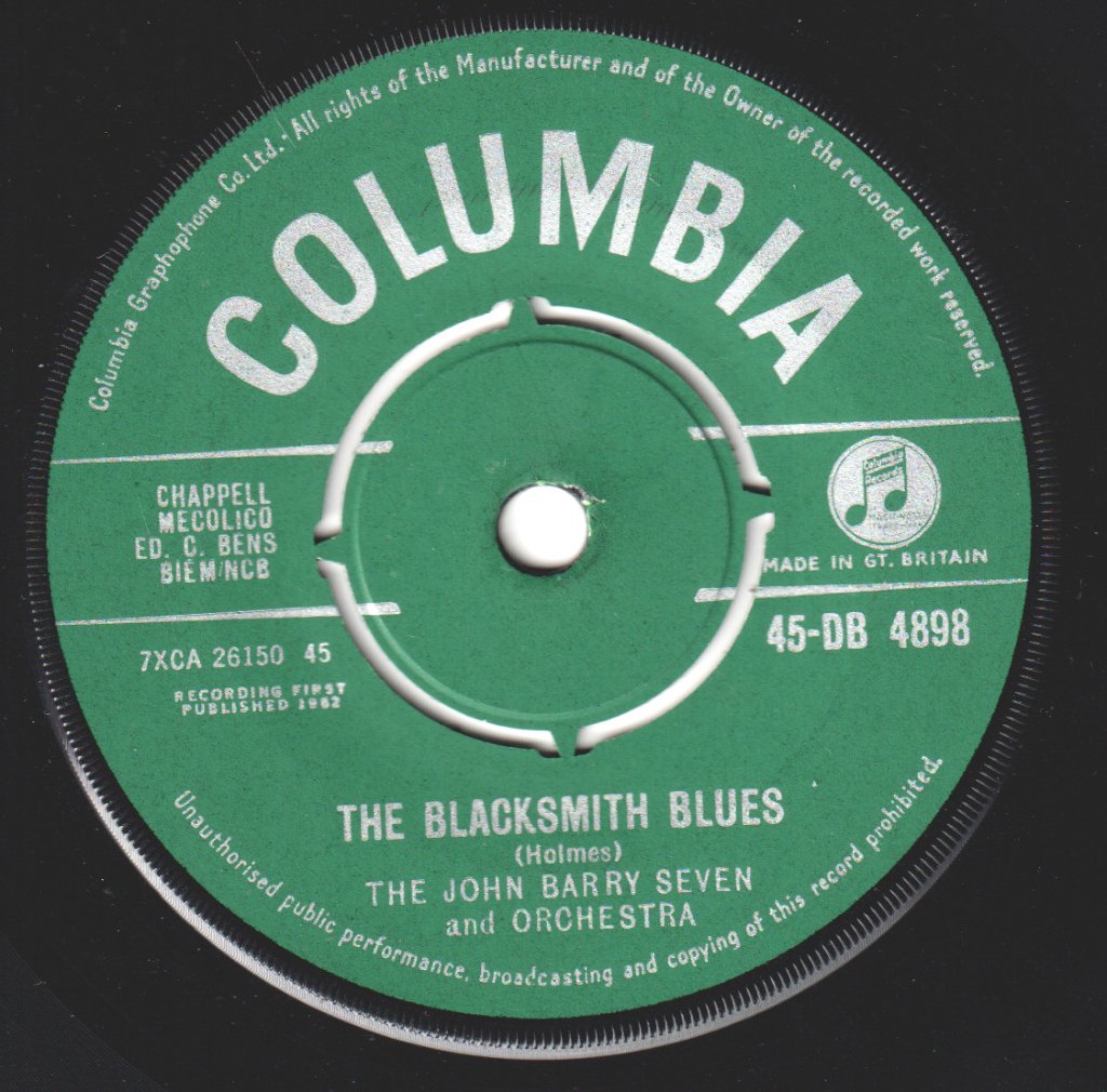 John Barry Seven - James Bond Theme - 7 Inch