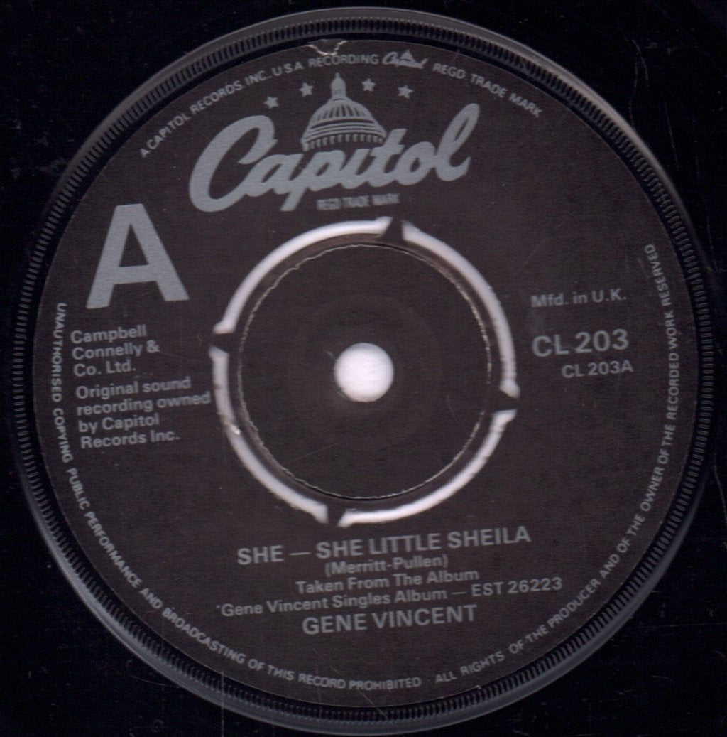 Gene Vincent - She-She Little Sheila - 7 Inch