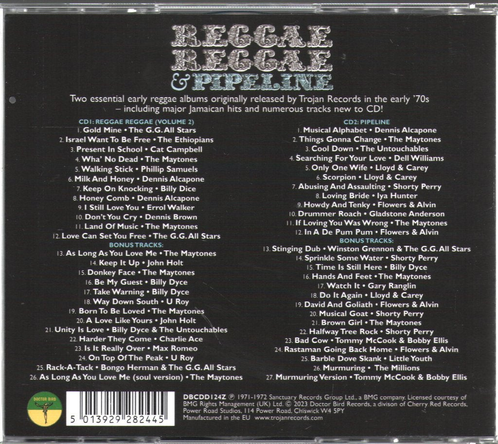 Various Artists - Reggae Reggae & Pipeline - Double Cd