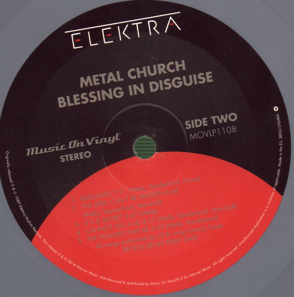 Metal Church - Blessing In Disguise - Lp